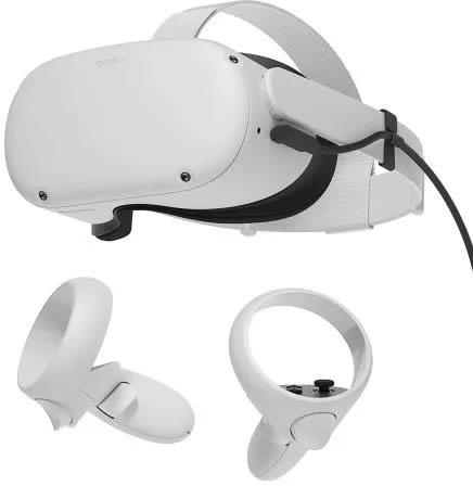 Quest 2 Utilizes 128GB - Advanced All-In-One Virtual Reality Gaming System Headset.