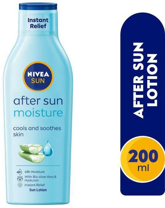 NIVEA SUN SUN After Sun Moisturizing Lotion - Aloe Vera & Avocado Oil - 200ml