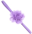 Chiffon Flower Headband Purple