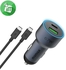 Momax UC16 MoVe 67W Dual Output Car Charger (With USB-C To USB-C 100W Cable)