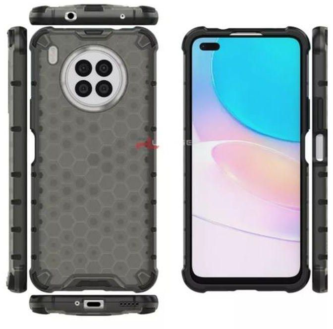 For Honor 50 Lite, Hybrid Shock Absorbin Cover With Honeycomb Design- Anti-shock Case