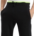 aZeeZ Black Cotton On Neon Yellow Crest Fit Jogger SweatPant - Black & Neon Yellow Pants