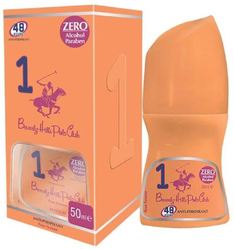 Beverly Hills Polo Club Women's Antiperspirant Roll-on No. 1 - 50ml- Babystore.ae