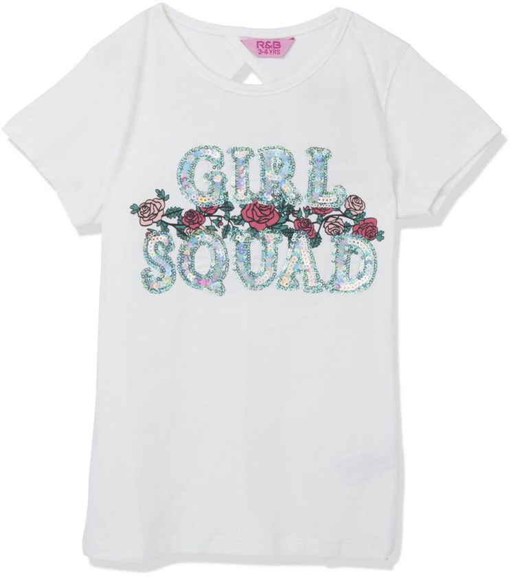 R&B Top for Girls, Size 24 - 36 Months - Ivory
