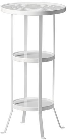 GUNNERN Pedestal table, white
