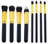 8-Piece Makeup Brush Set With Box And Puff Multicolour
