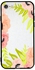 Thermoplastic Polyurethane Protective Case Cover For Apple iPhone 8 Floral Peach Pink
