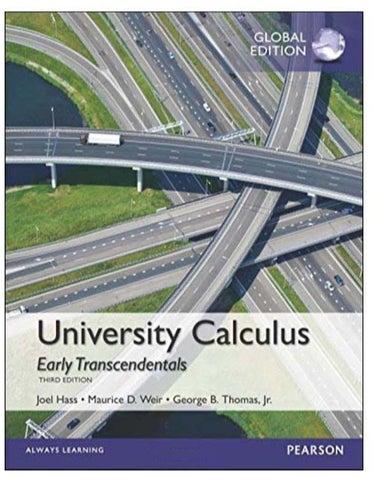 University Calculus Early Transcendentals Paperback English by Joel R. Hass - 5-Feb-16