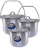 Master Chef Aluminium Pot - 3 sets