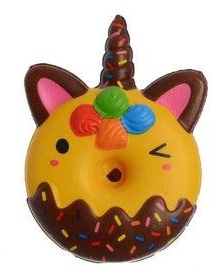 Donut-shaped Toy Unicorn Horn