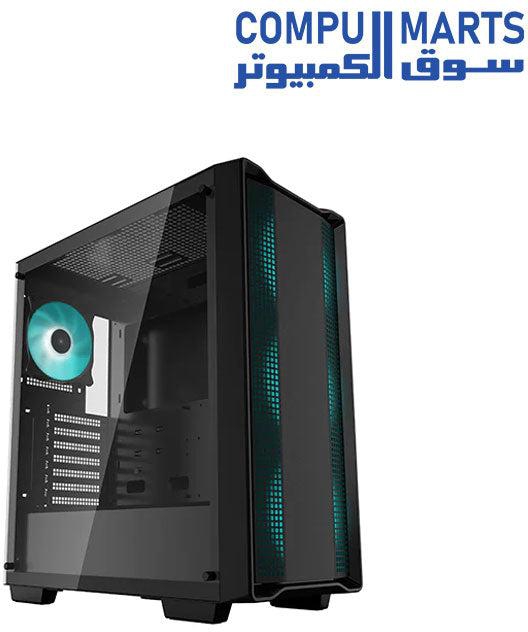 DEEPCOOL CC560 Case Tempered Glass, ABS Mid-Tower Computer Case/Gaming