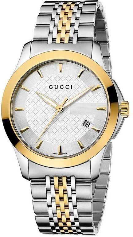 Gucci Two Tone Stainless Silver dial Classic for Women [ya126409]