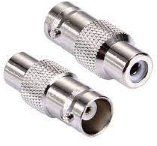 BNC FEMALE TO RCA FEMALE COUPLER ADAPTER CONNECTOR FOR CCTV SECURITY SURVEILLIANCE SYSTEMS