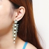 JASSY® Bohemian Gold Plated Earrings White Opal Pacific Opal Crystal Ear Drop Gift for Women