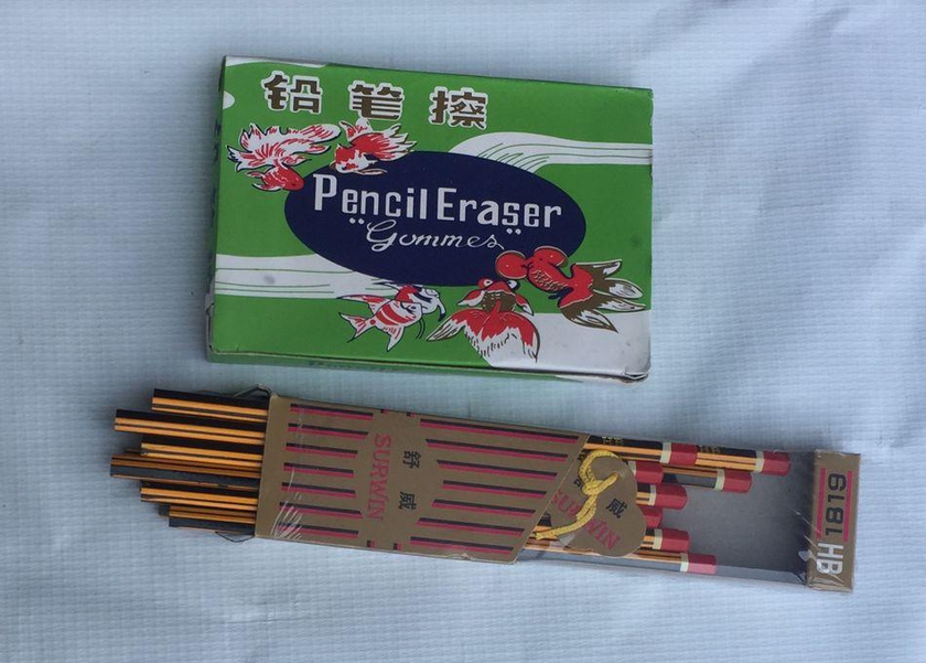 PACK OF HB PENCIL AND A PACK OF ERASER