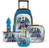 Warner Bros' Batman Batman Team 5in1 Trolley School Bag Set | Kids Backpack Gift | Water Resistant,Box set 18"