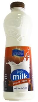 Al Rawabi Fresh Double Cream Milk - 1 L