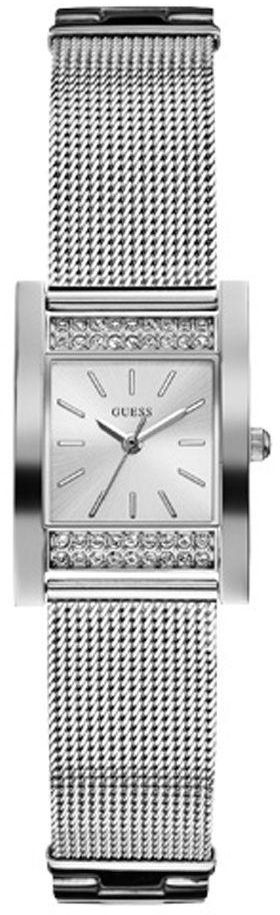 Guess Style W0127L1 for Women - Analog Casual Watch, Stainless Steel and Mesh, Stainless Steel