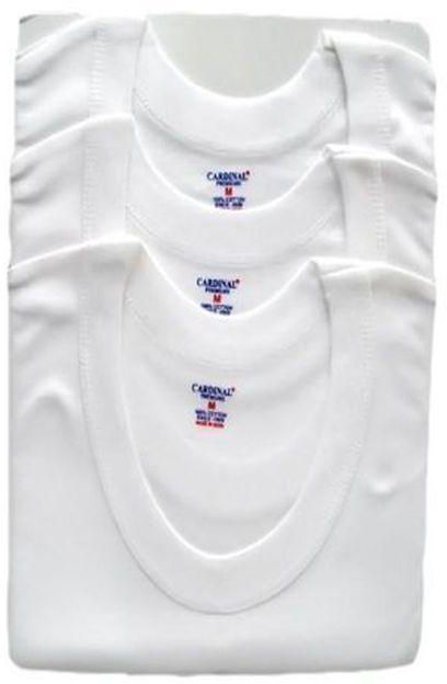Cardinal Premium 3-in-1 Pack Round Neck Vest White