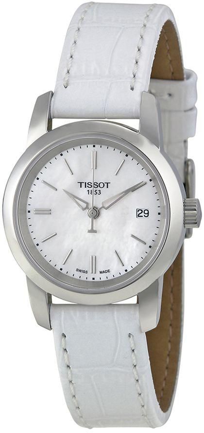 Tissot Classic Dream Women's Off White Dial Leather Band Watch - T0332101611100