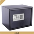 Rubik Large A4 Documents Size Safe Box for Home Office with Key and Pin Code for Cash Jewelry Passports (30x38x30cm) Black