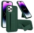 TPU Rubber Silicone Hand Grip Protective Phone Case Cover For Apple iPhone 14 Pro Max Dark Green