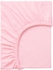 LEN Fitted sheet - pink 80x130 cm