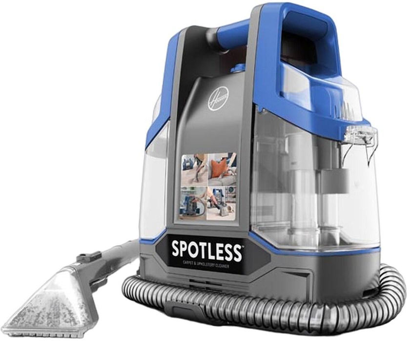 Hoover Spotless Clean | Portable Carpet Vacuum Cleaner | Upholstery Cleaner for Car, Sofa &amp; More |Removes Spots, Spills &amp; Stains |Self Clean Technology - Blue, CDCW - CSME, 1 YEAR WARRANTY