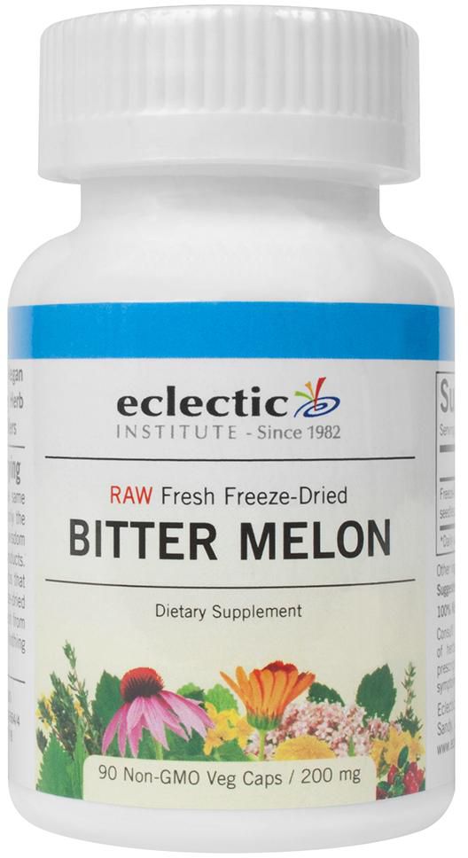 BITTER MELON (Fresh Raw Freeze-Dried) 200mg 90 Vegetarian Capsules