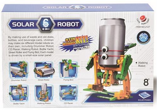 Kids STEM 6 in 1 Educational Solar Robotic Recycle Kit