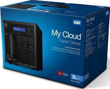 WD Diskless My Cloud EX4100 Expert Series 4-Bay Network Attached Storage - NAS | WDBWZE0000NBK-EESN