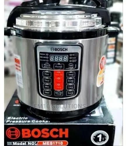 Bosch 6L ELECTRIC PRESSURE COOKERcook Faster, Eat Healthier!  Reduce time spent in the kitchen preparing meals with the help of this electric pressure cooker--it cuts cooking times