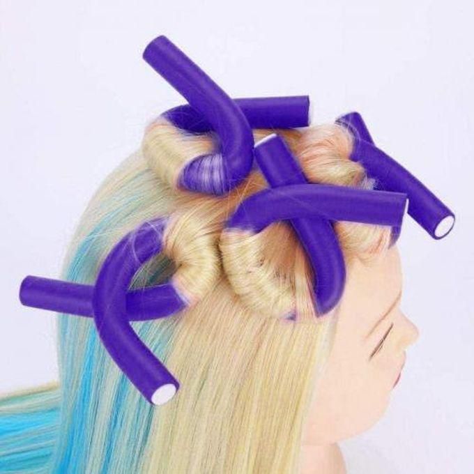 Hair Foam Curler Roller10 Piece Set .