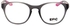 نظارة قراءة بإطار بيضاوي الشكل مع علبة طراز O70 girls