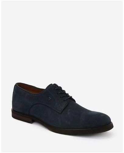 Men's Club Leather Formal Shoes - Dark Steal Blue