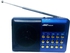 Multi Function Mini Radio With  USB &Memory Card Port -Blue