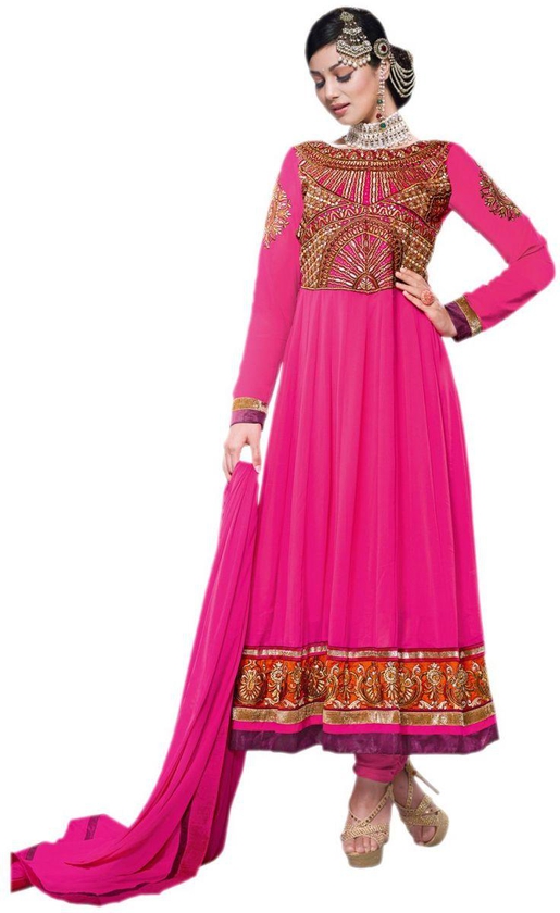 Ayesha Takia Semi Stiched Anarkali Suit for women, Red, FMS702