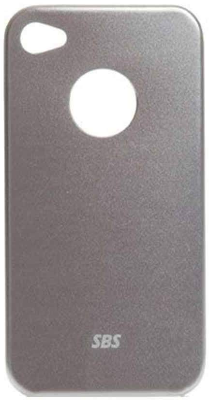 SBS LFCA40S Back Cover for Apple iPhone 4 - Silver