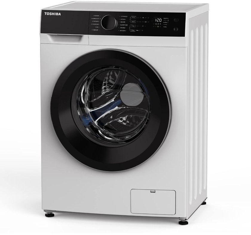 Toshiba 12 Kg Front Load Washer and Dryer, TWD-BJ130M4A(WK) (8 kg dry, 1400 rpm)