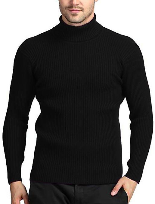 Makka Men's Wool Pullover With High Neck
