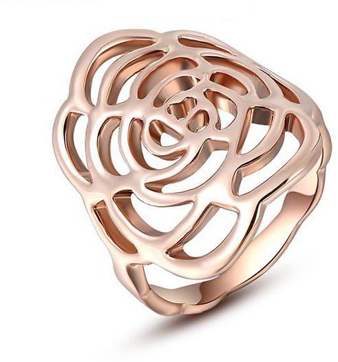 ROXI Brand Ring with triple layers of Rose Gold Plating
