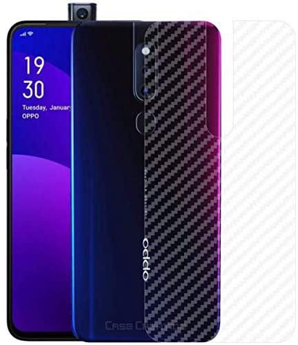 Ultra Thin Slim Fit 3M Clear Transparent 3D Carbon Fiber Back Skin Rear Screen Guard Protector Sticker Protective Film Wrap Not Glass for Oppo F11 Pro