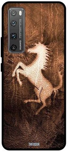 Leather Horse Design Protective Case Cover For Huawei Nova 7 Pro Multicolour