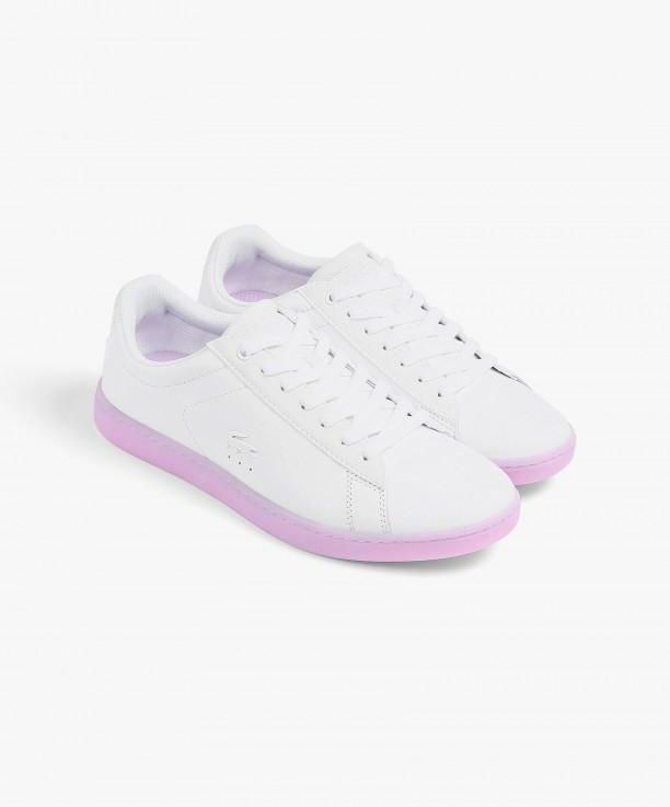 White and Purple Carnaby Evo 118 Sneakers