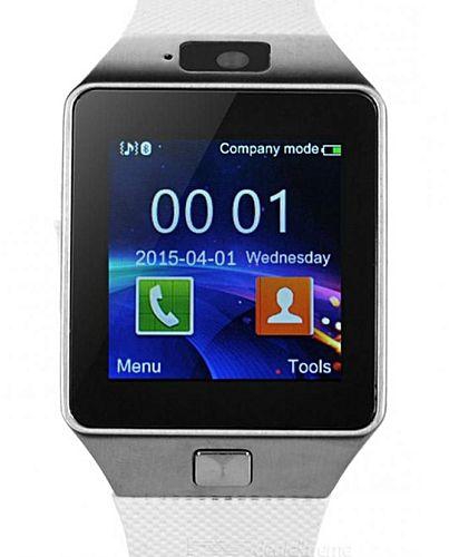 Generic Smart Watch with SIM Card - White