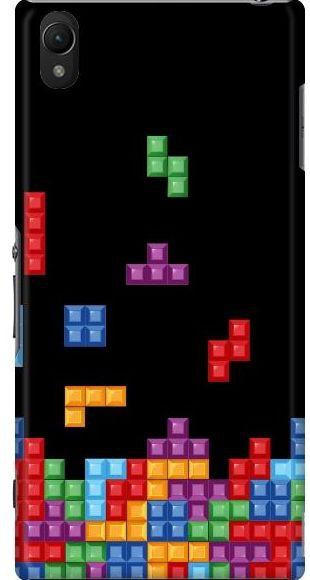 Stylizedd Sony Xperia Z3 Plus Premium Slim Snap case cover Matte Finish - Tetris - Black