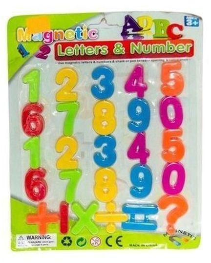 Magnetic Numbers And Math Symbols For Learning