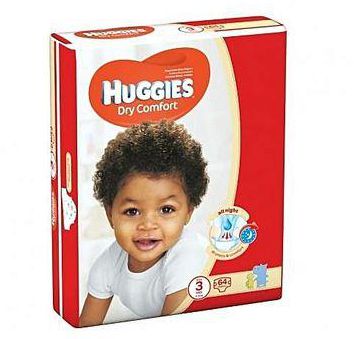 Huggies Dry Comfort Diapers S3 5-8kg 64s
