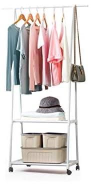 Clothes Stand and organizer, Coat Rack Metal White