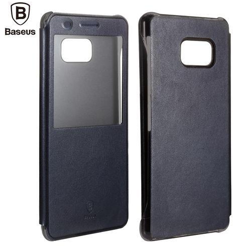 FSGS Sapphire Blue Baseus Sunie Series Ultra Slim PU Leather Case Cover Protective Skin For Samsung Galaxy Note 7 110518